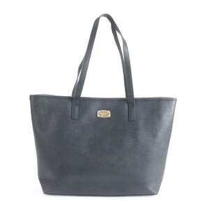 Michael Kors Leather Tote Bag, Shoulder Business, Black, Men's